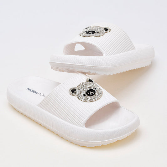 Sandalia Playa Moramora 182wm512d Para Mujer Color Blanco