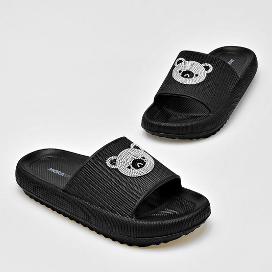 Sandalia Playa Moramora 182wm512d Para Mujer Color Negro