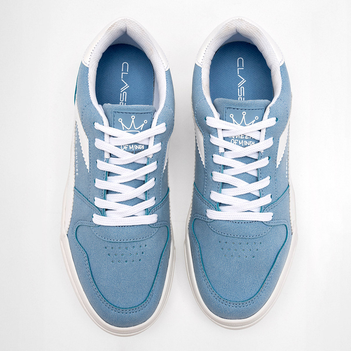 TENIS URBANO MUJER CLASBEN DENIZ AZUL BLANCO