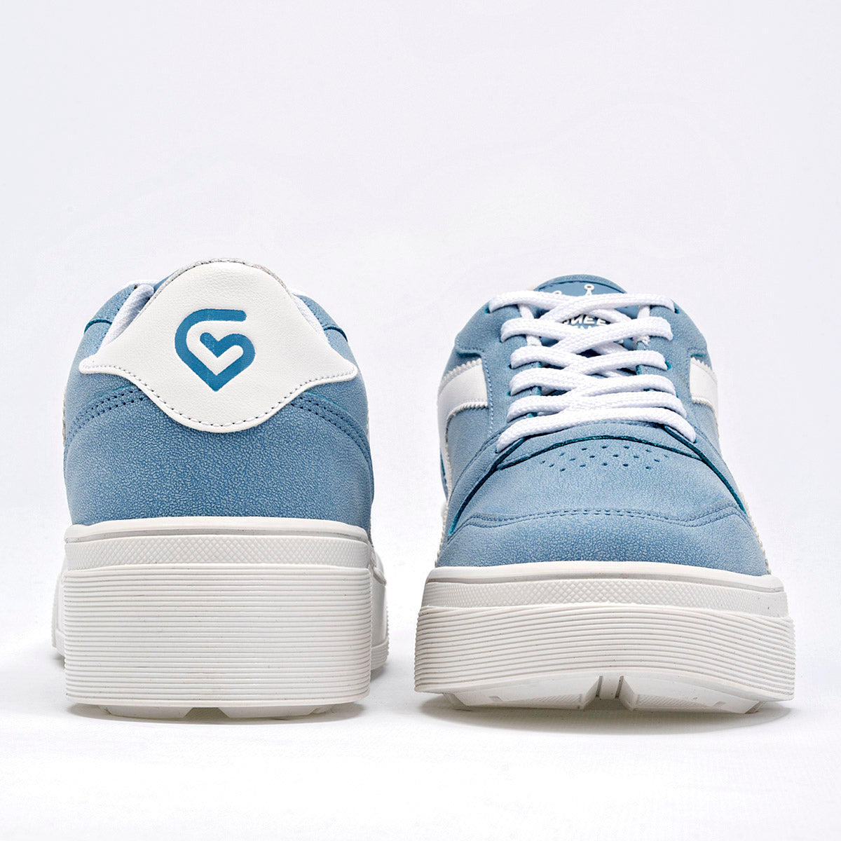 TENIS URBANO MUJER CLASBEN DENIZ AZUL BLANCO
