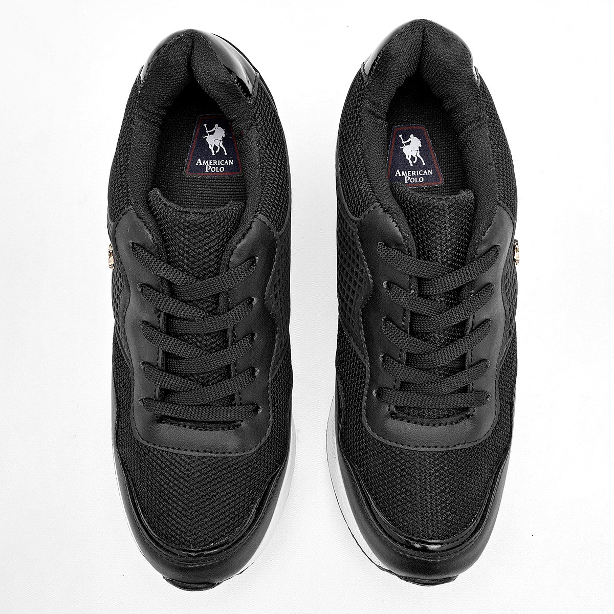 TENIS URBANO MUJER AMERICAN POLO BCL 2595 NEGRO