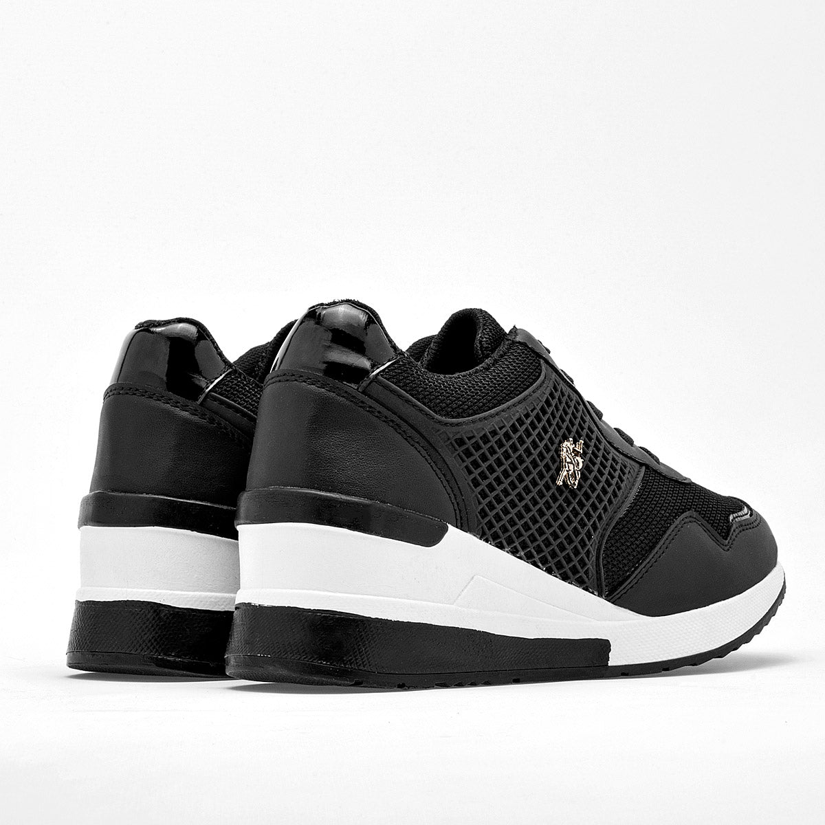 TENIS URBANO MUJER AMERICAN POLO BCL 2595 NEGRO