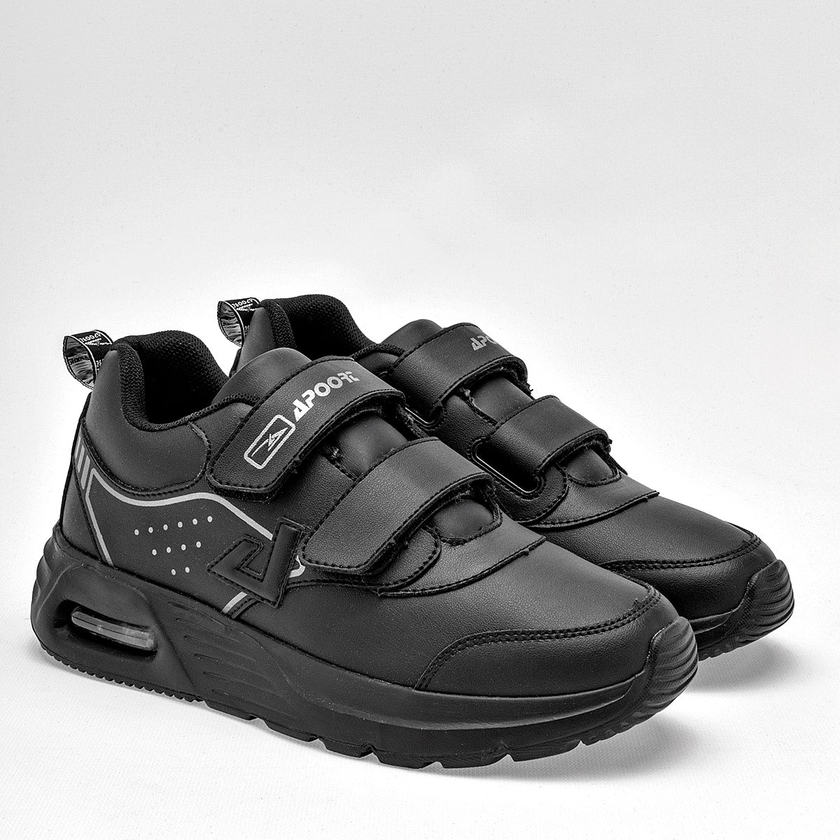 TENIS DEPORTIVO JUVENIL APOORT D42 NEGRO