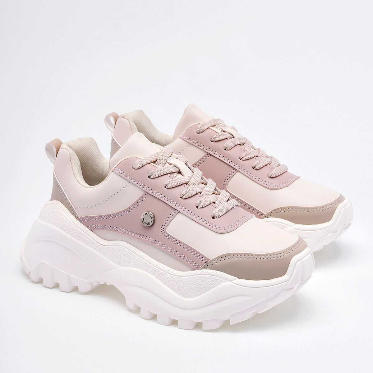 TENIS URBANO MUJER BEEN CLASS 17723 LATTE ROSA