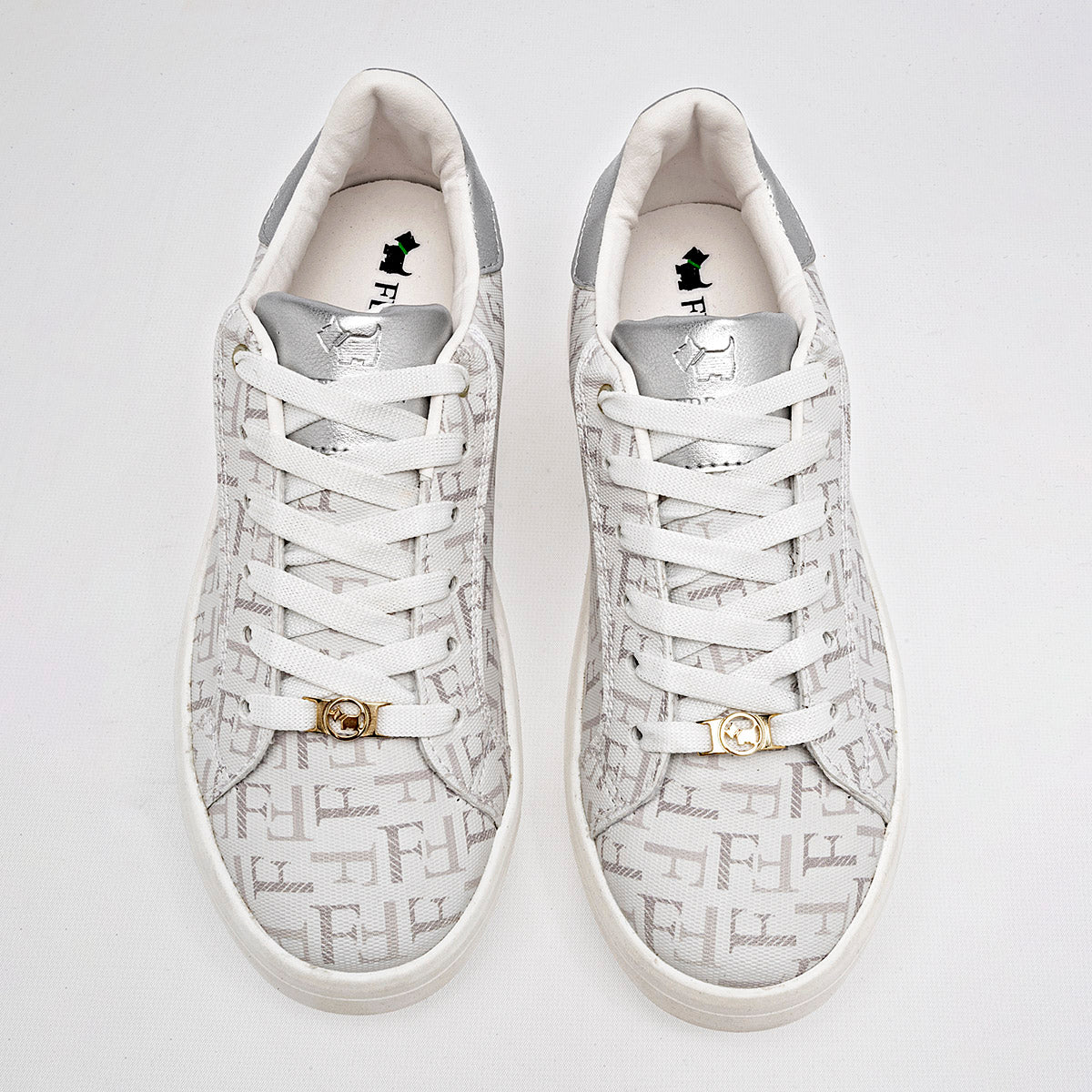 TENIS URBANO MUJER FERRIONI F1600301 BLANCO GRIS PLATA