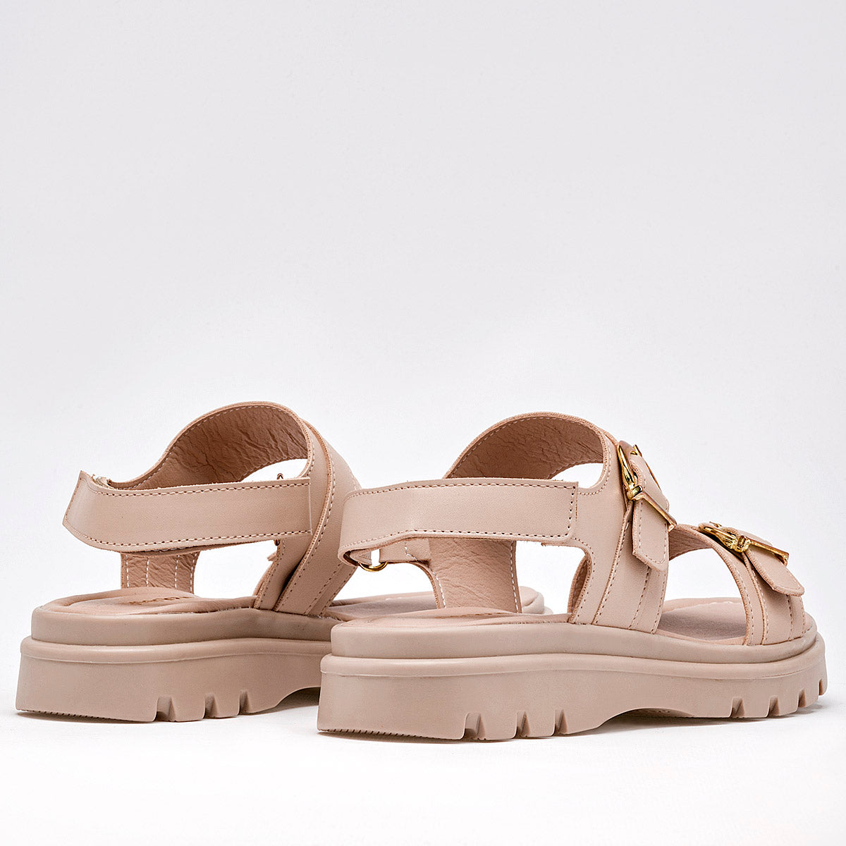 Sandalia Green Love 94043 Para Mujer Color Beige