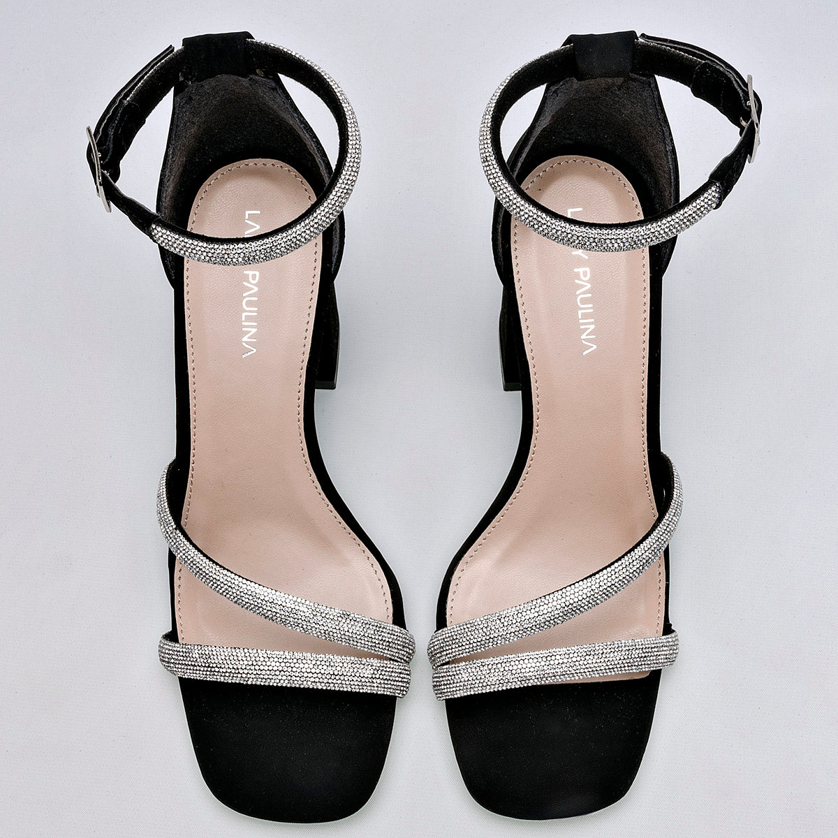 Zapatilla Con Pulsera Lpa 22714 Para Mujer Color Negro