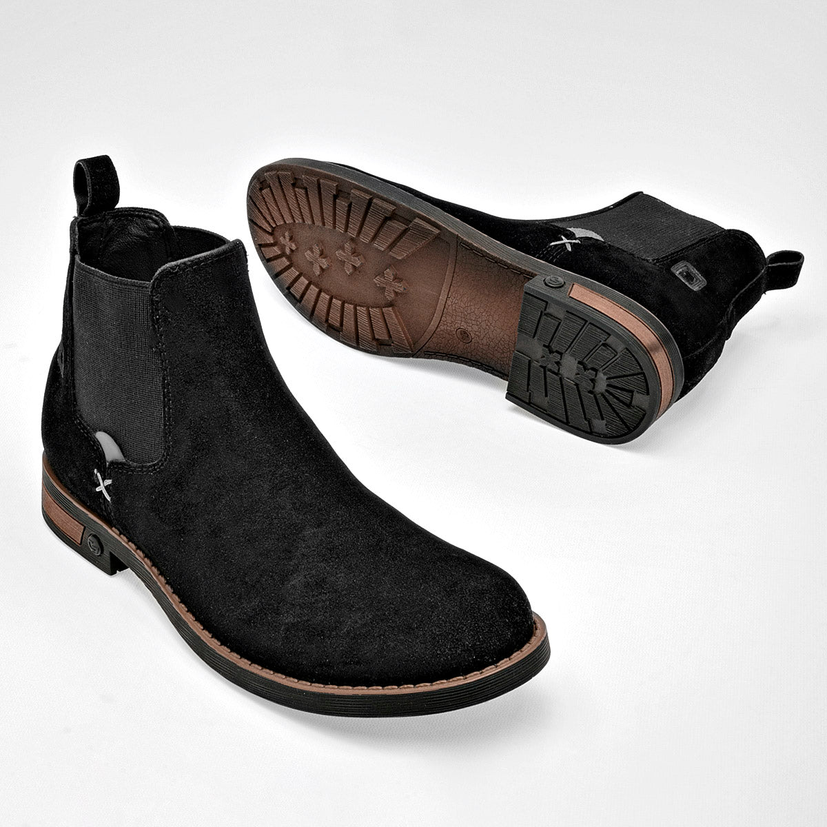 Negro Total Bota para hombre