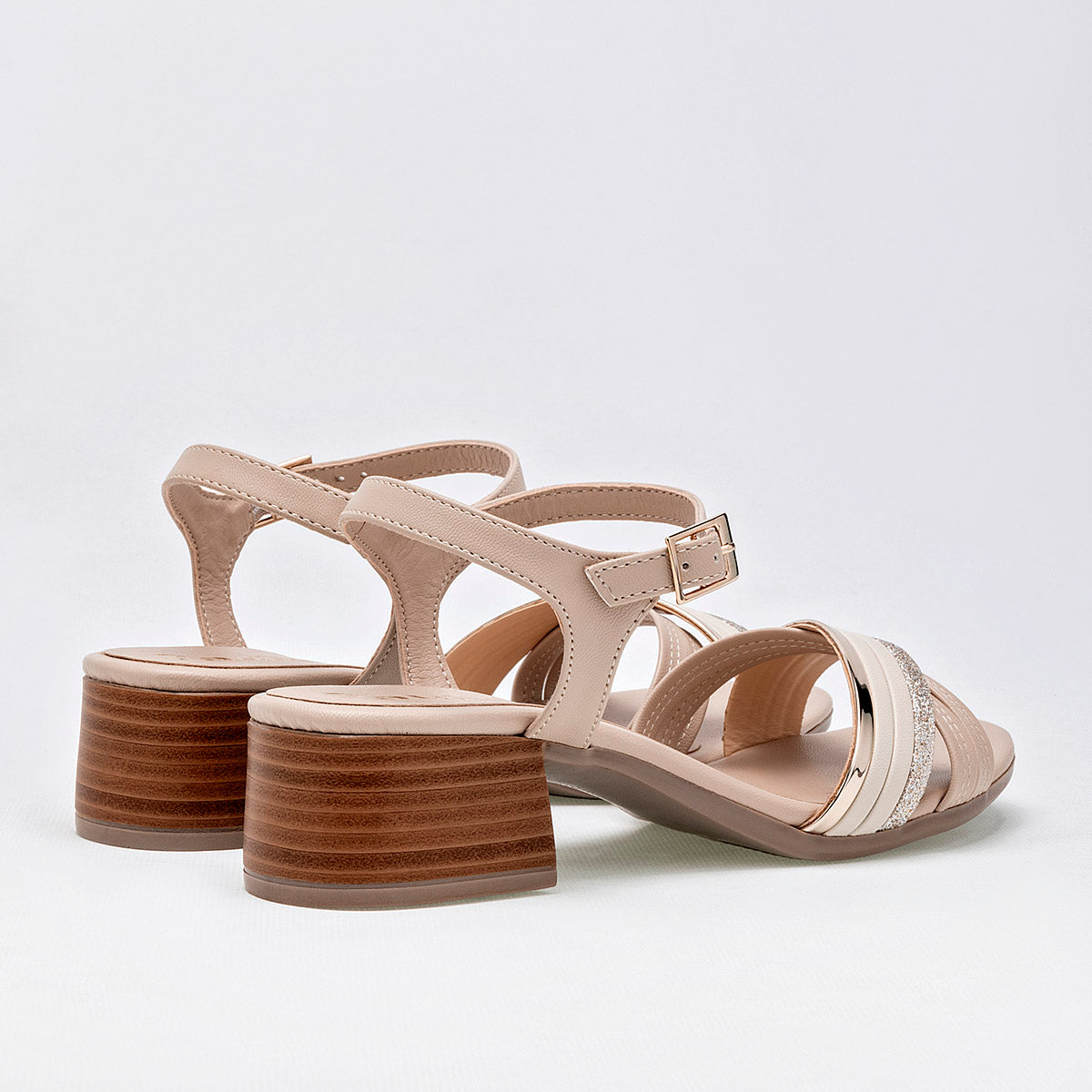 ZAPATO CASUAL MUJER PAULIE 1230 BEIGE ORO