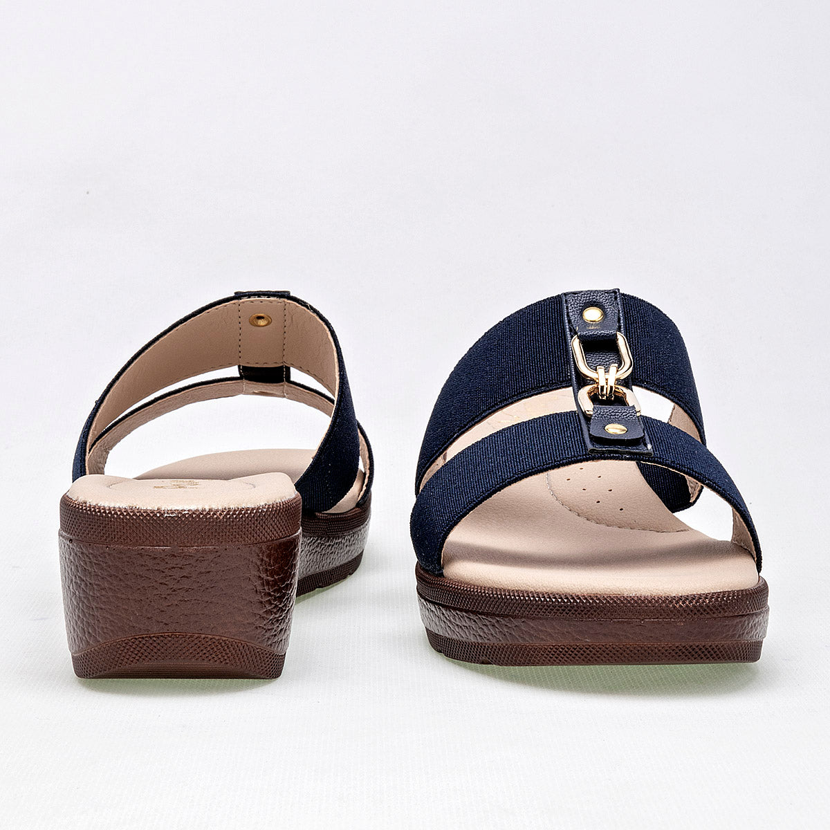 Sandalia Paulie 1701 Para Mujer Color Marino