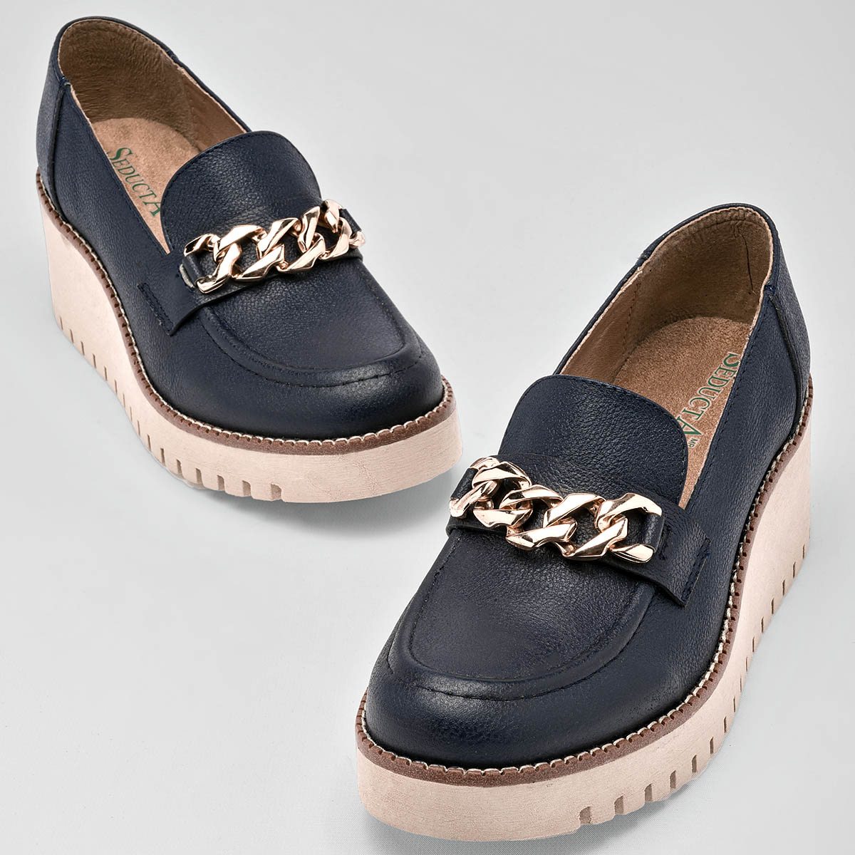 ZAPATO CASUAL MUJER SEDUCTA 536 MARINO