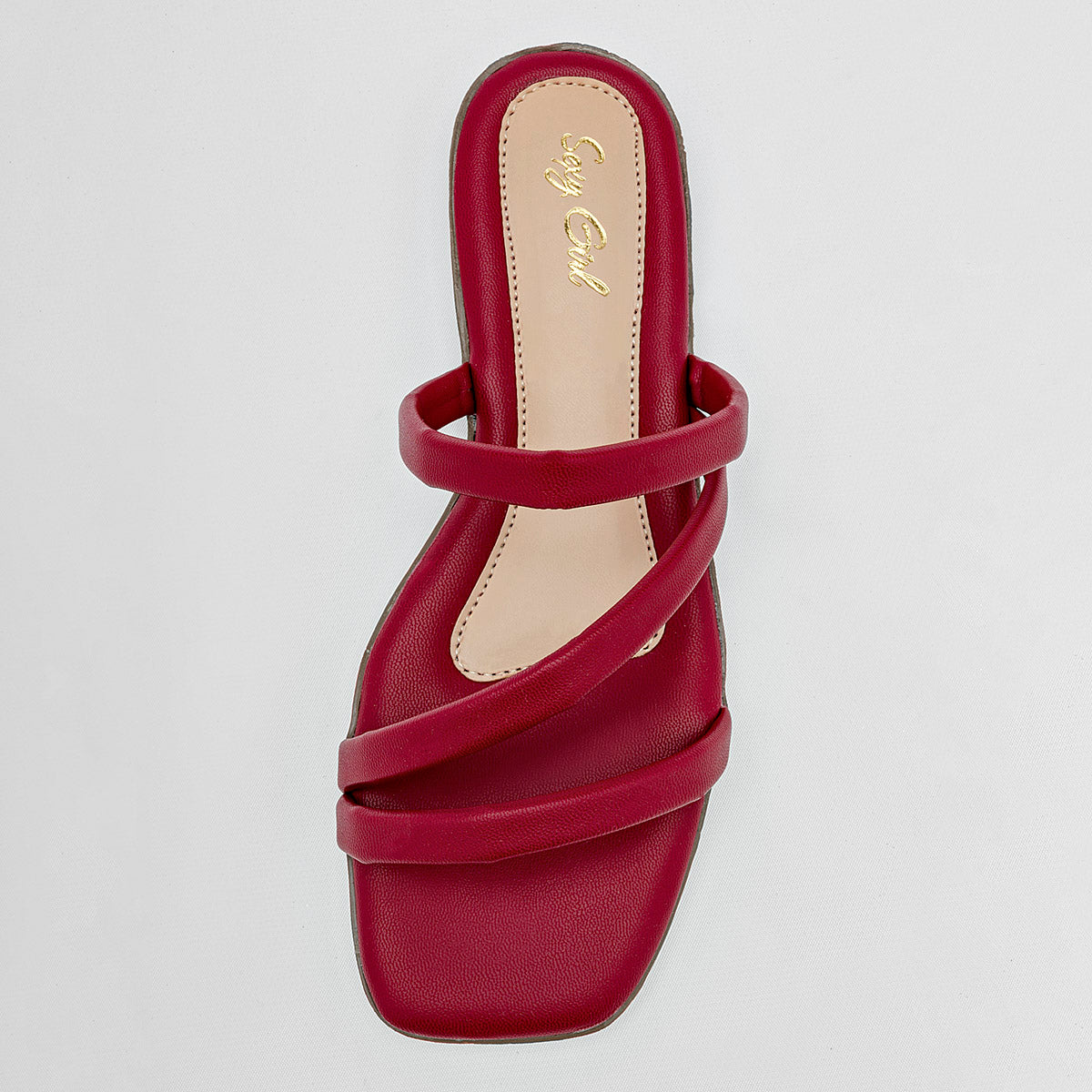 Sandalia Sexy girl 2137 Para Mujer Color Rojo