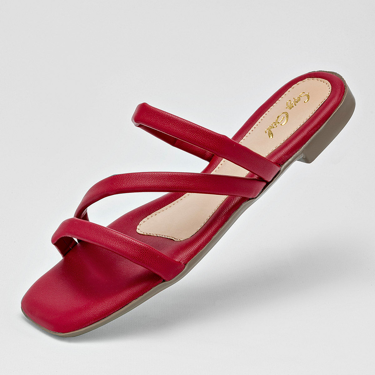 Sandalia Sexy girl 2137 Para Mujer Color Rojo