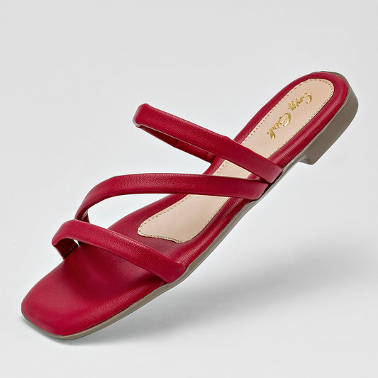 Sandalia Sexy girl 2137 Para Mujer Color Rojo