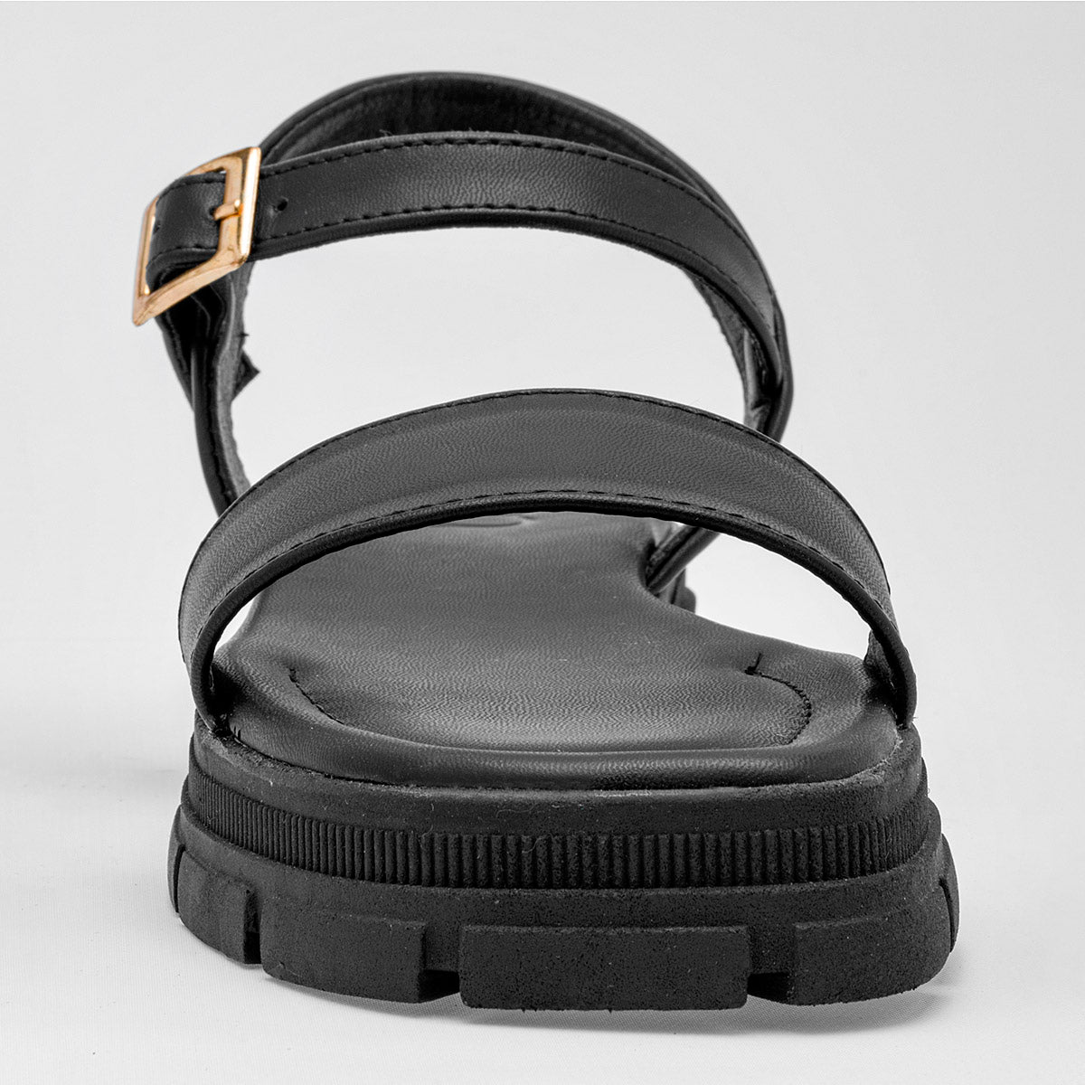 Sandalia Top Moda 3130 Para Mujer Color Negro