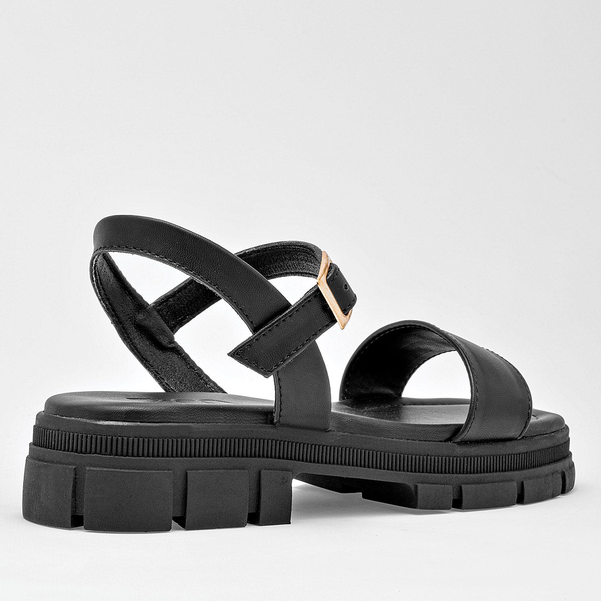 Sandalia Top Moda 3130 Para Mujer Color Negro