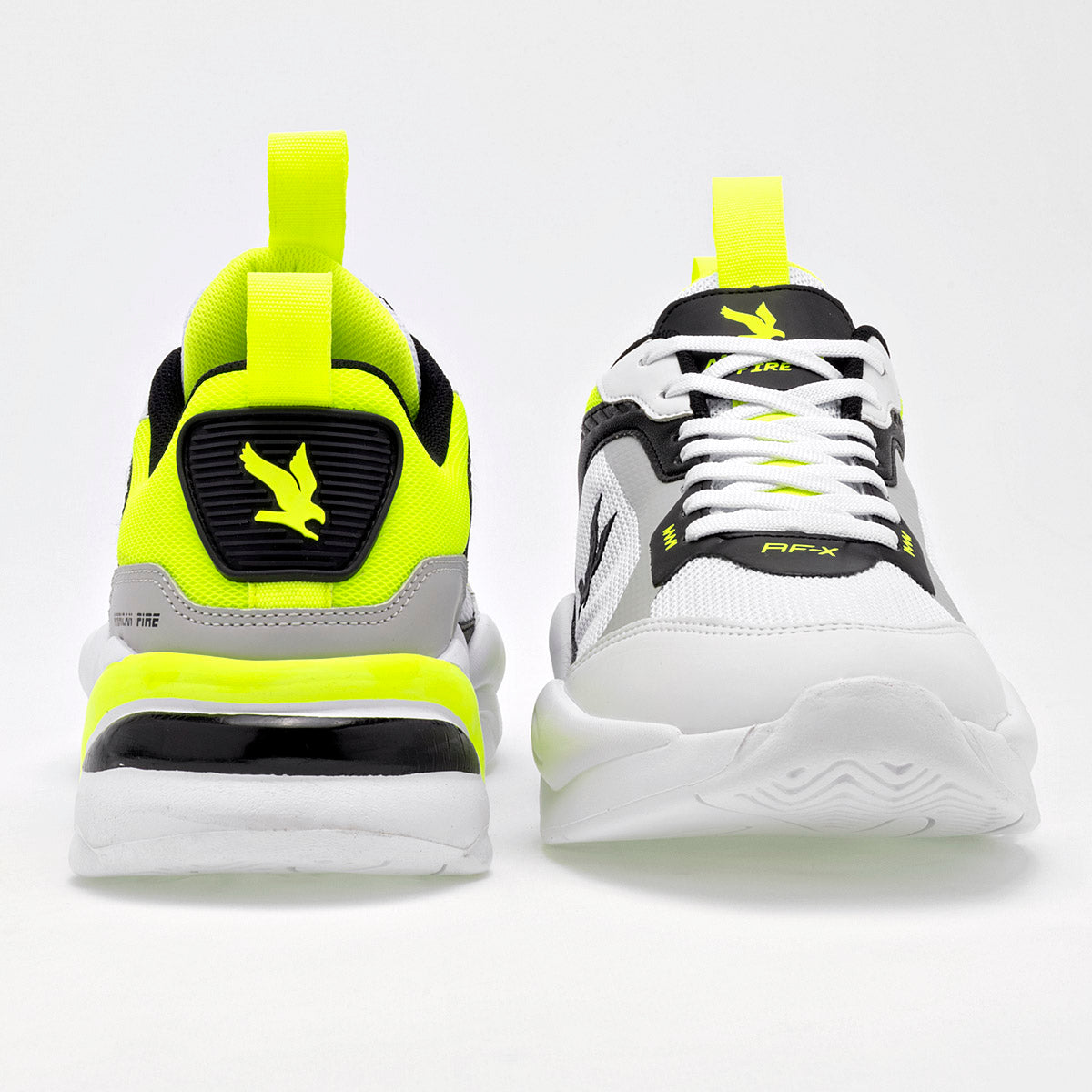 TENIS URBANO HOMBRE AMERICAN FIRE A69 BLANCO NEGRO AMARILLO