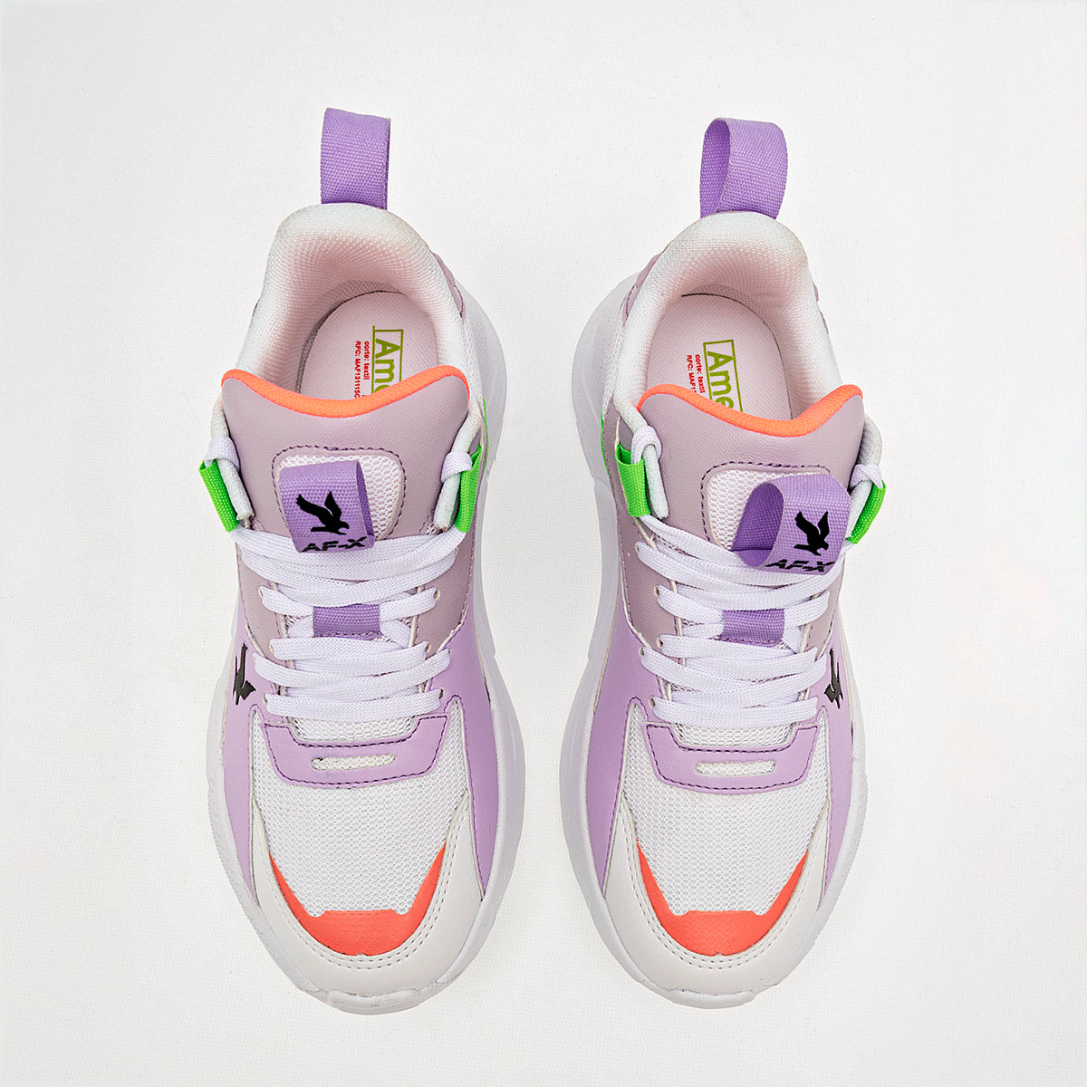TENIS URBANO MUJER AMERICAN FIRE A73 BLANCO LILA