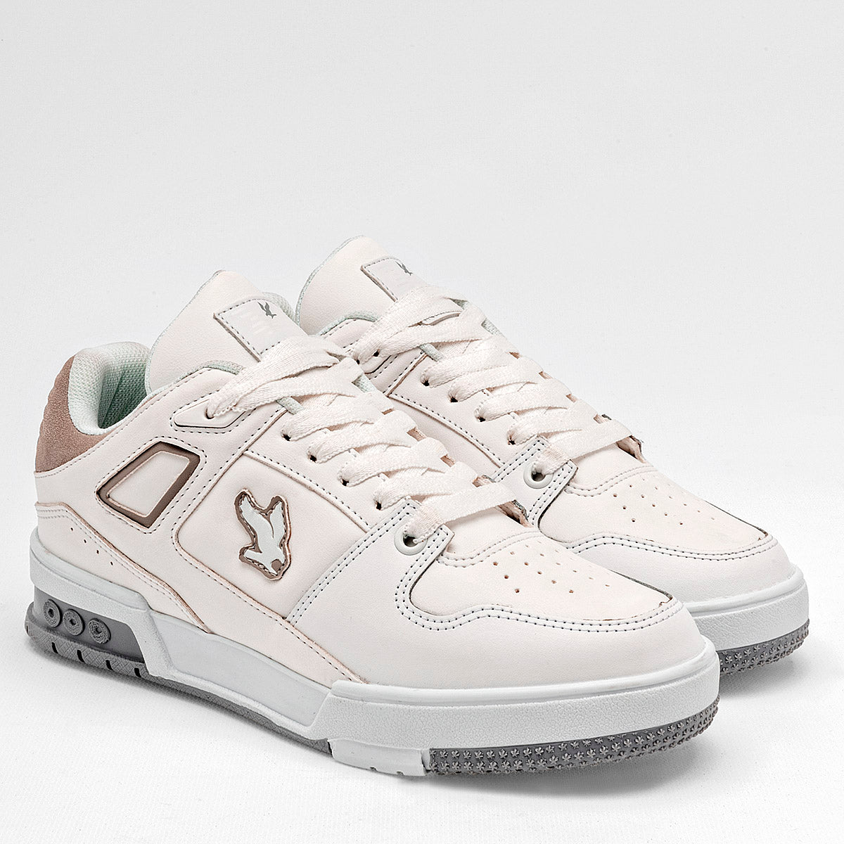 TENIS URBANO JUVENIL AMERICAN FIRE 7130 BLANCO GRIS
