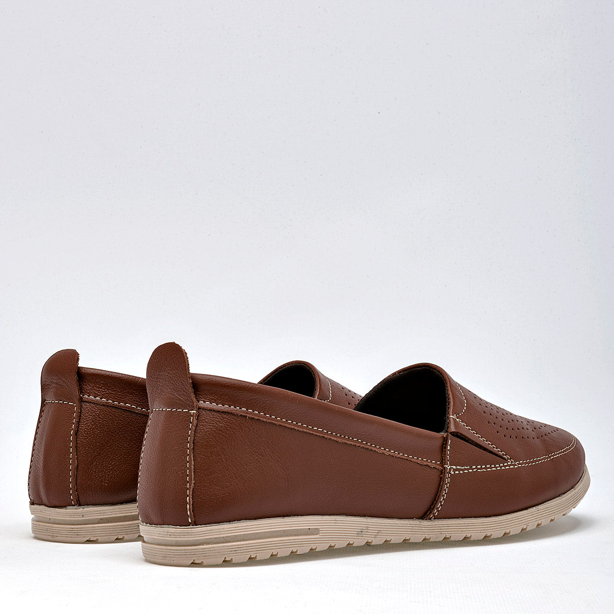 Zapato Confort Giselle 718-2 Para Mujer Color Cafe