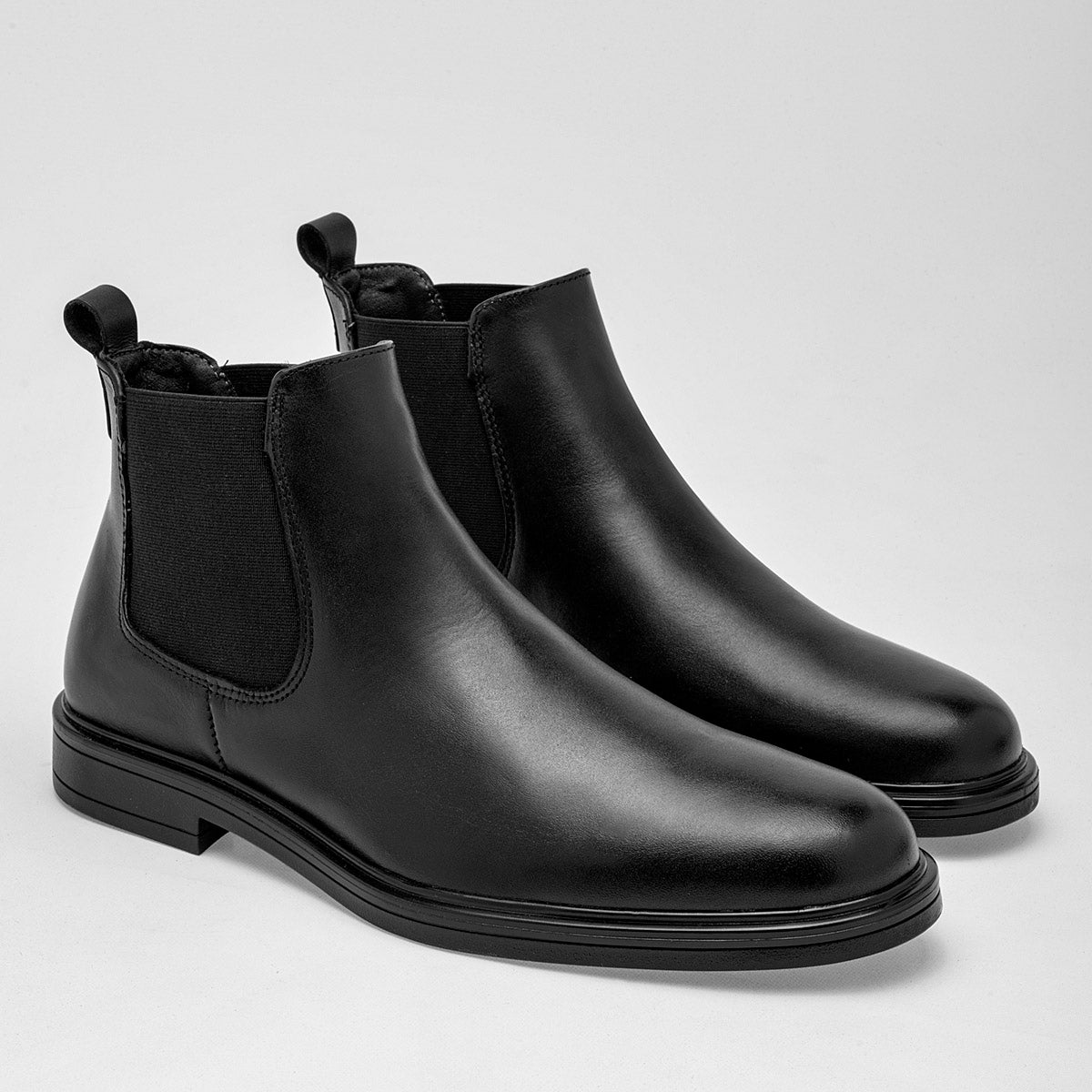 Bota chelsea resorte para Hombre marca Merano Negro
