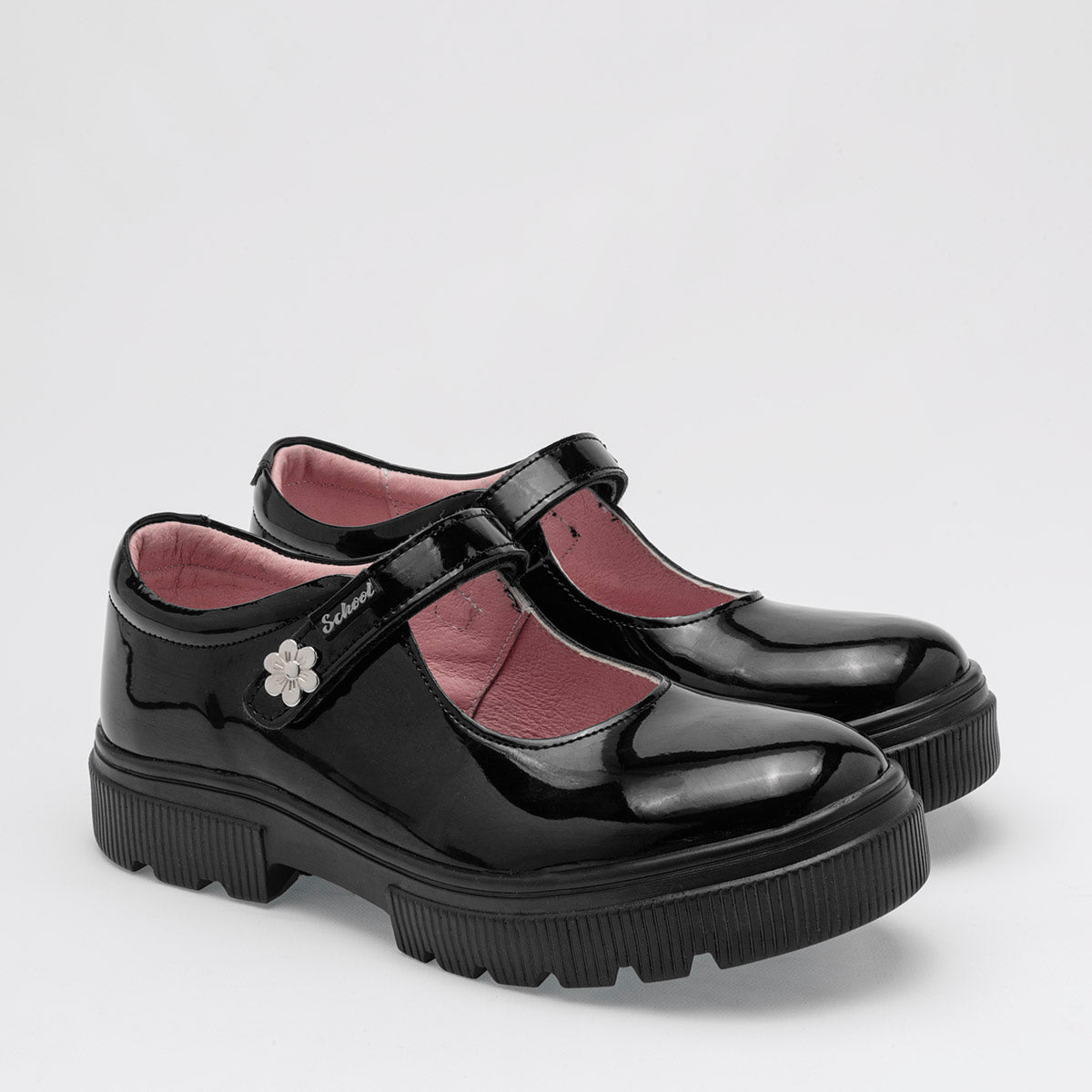 ZAPATO CASUAL MUJER ABC ZAPATITOS 2452 NEGRO CHAROL