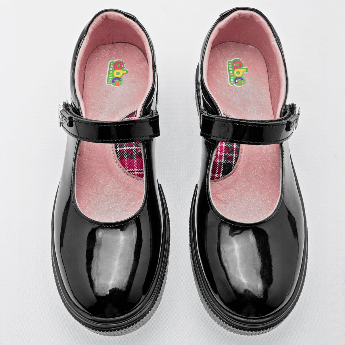 ZAPATO CASUAL MUJER ABC ZAPATITOS 2452 NEGRO CHAROL