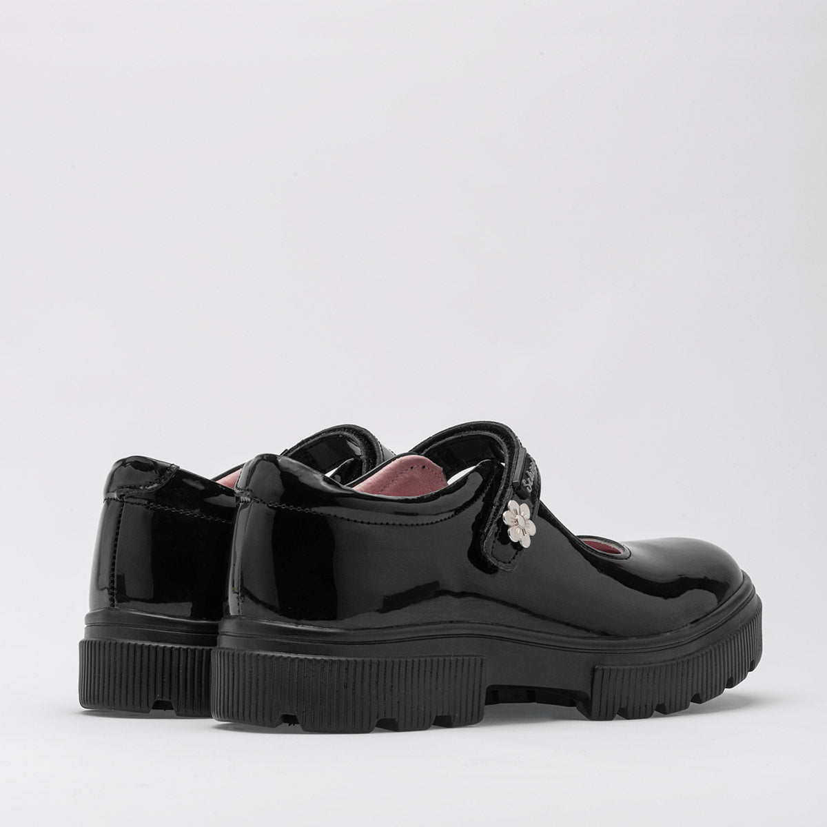 ZAPATO CASUAL MUJER ABC ZAPATITOS 2452 NEGRO CHAROL