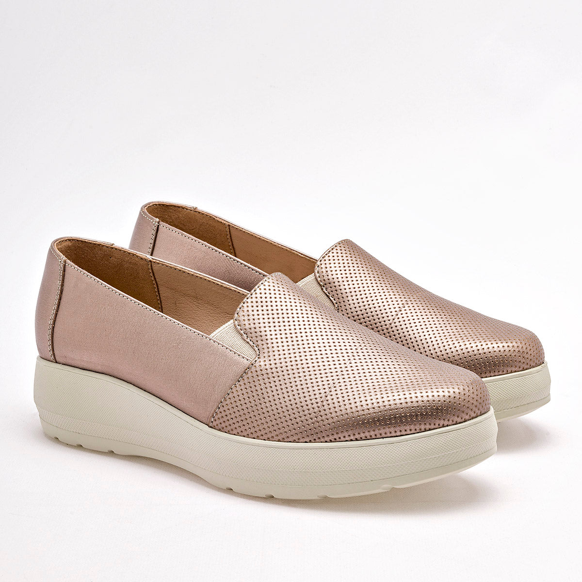 ZAPATO CASUAL MUJER FLEXI 126710 ORO