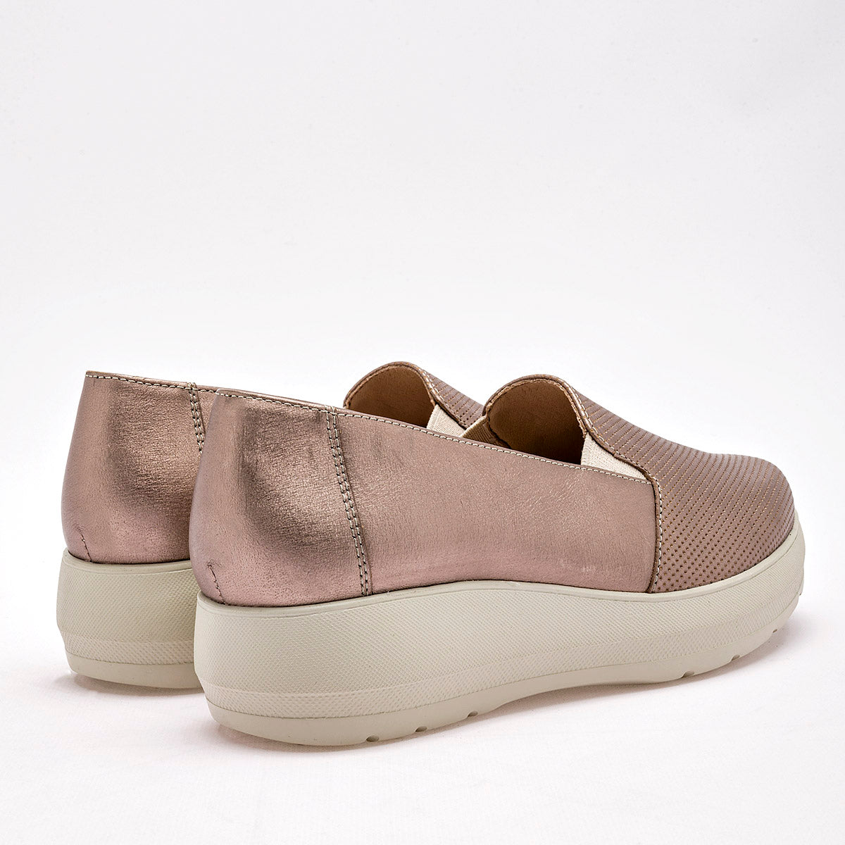 ZAPATO CASUAL MUJER FLEXI 126710 ORO