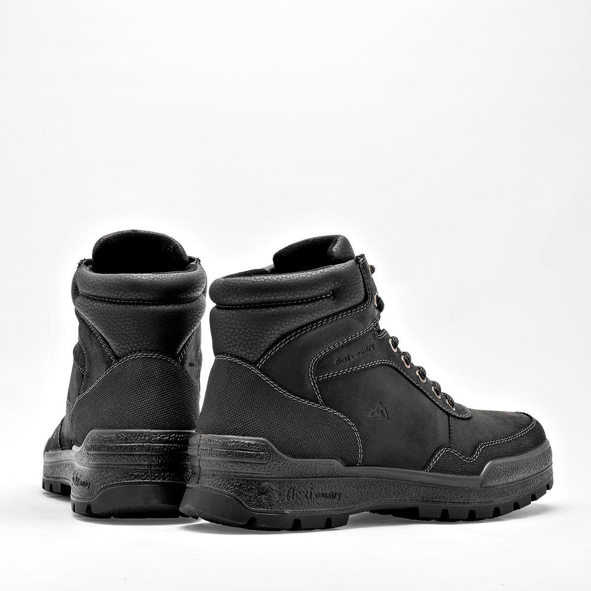 Botín de piel para Hombre marca Flexi Negro