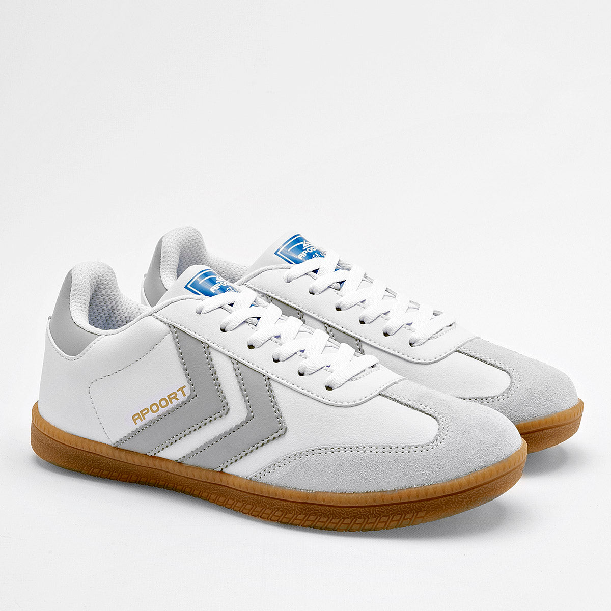 TENIS URBANO JUVENIL APOORT A011 BLANCO GRIS