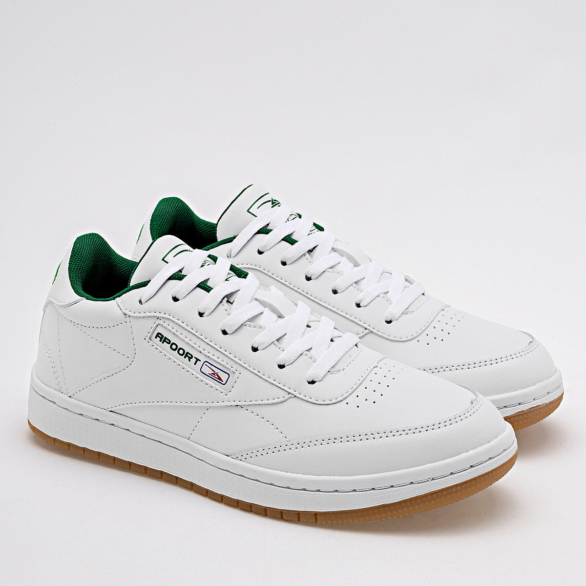 TENIS URBANO JUVENIL APOORT A5017 BLANCO VERDE