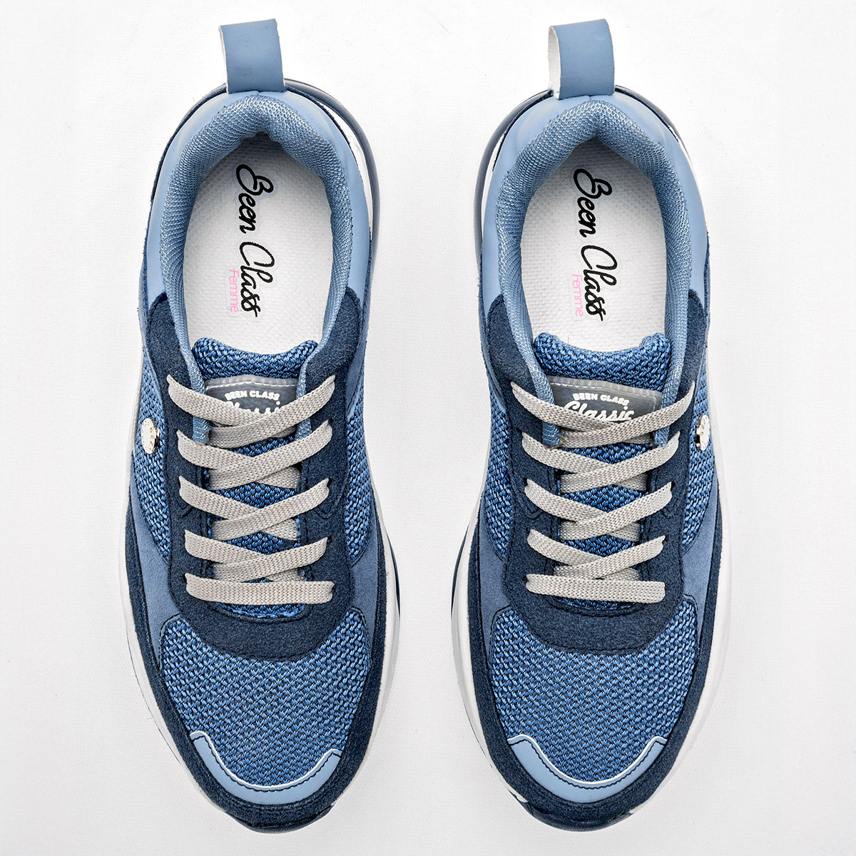 TENIS URBANO MUJER BEEN CLASS 18675 AZUL MARINO