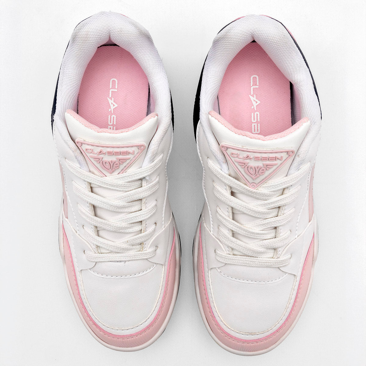 TENIS URBANO MUJER CLASBEN GRECIA BLANCO ROSA MARINO