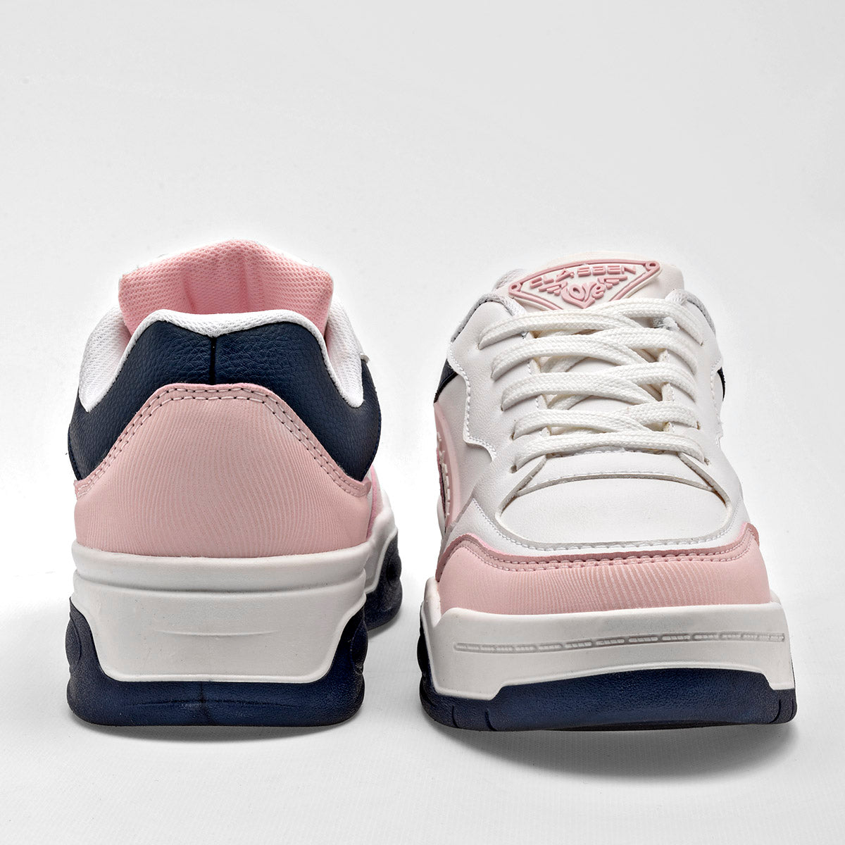 TENIS URBANO MUJER CLASBEN GRECIA BLANCO ROSA MARINO