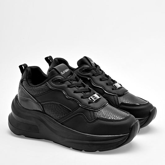 TENIS URBANO MUJER CLASBEN NEO NEGRO