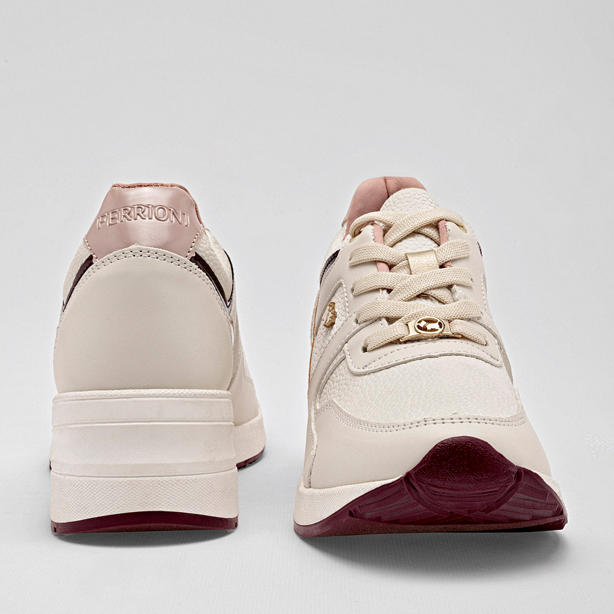 TENIS URBANO MUJER FERRIONI F10801303 LATTE ROSA