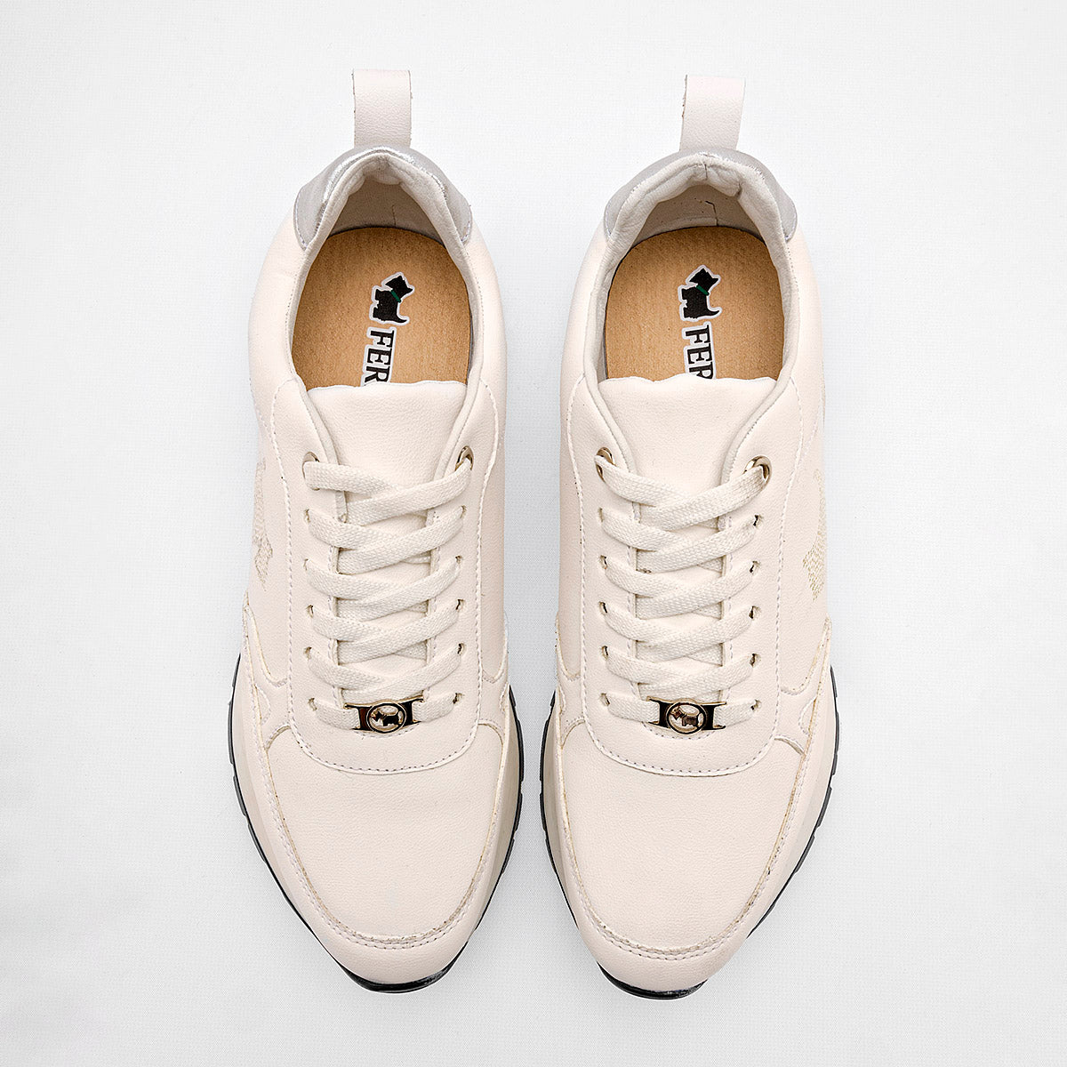 TENIS URBANO MUJER FERRIONI W0400101 BLANCO PLATA