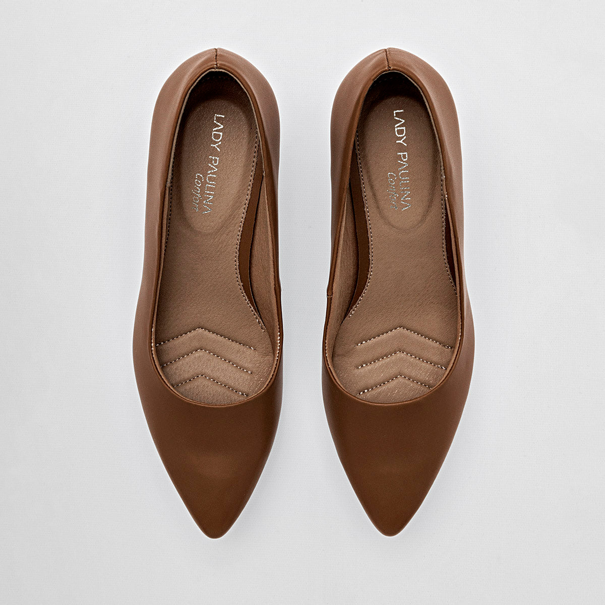 Zapatilla Tacon 7cm Lady Paulina Mujer 22901 Color Camel