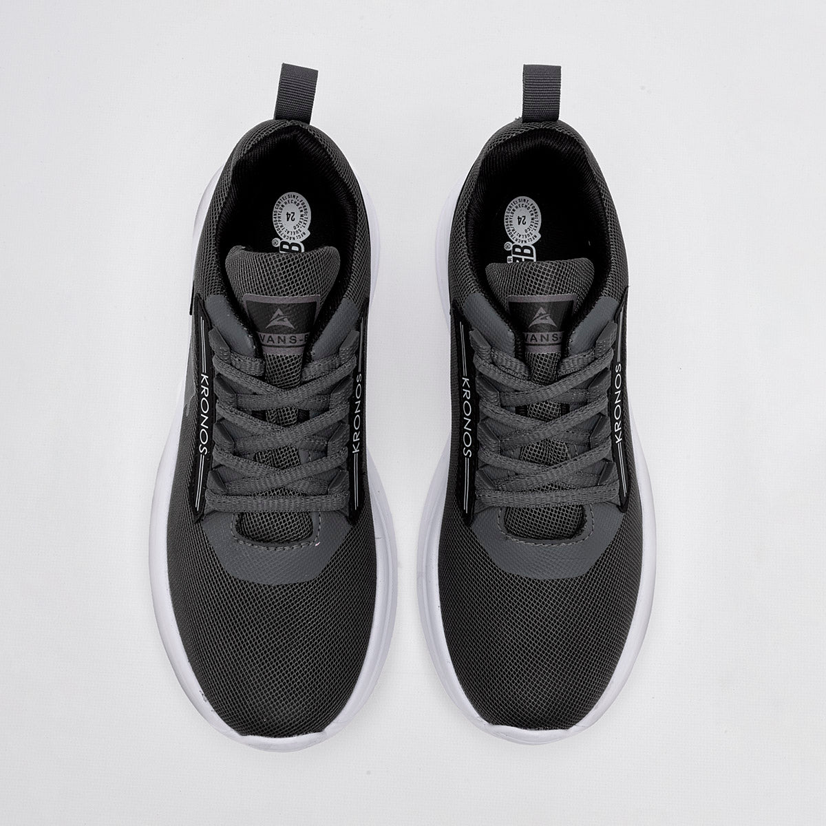 TENIS DEPORTIVO JUVENIL AVANS-B 068 GRIS NEGRO