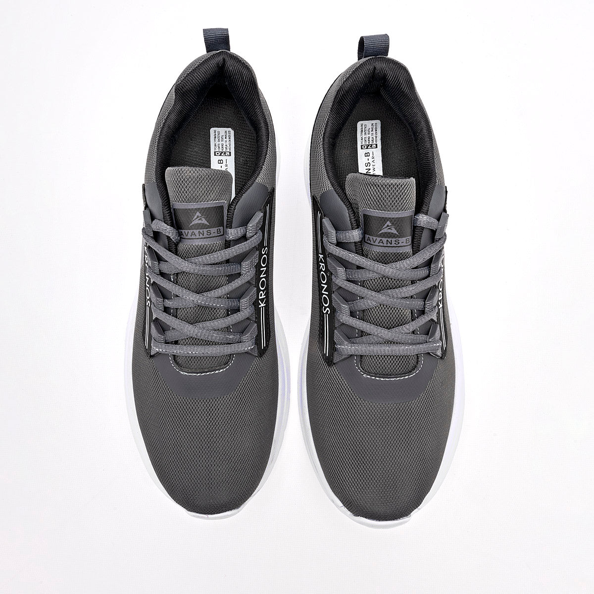 TENIS DEPORTIVO HOMBRE AVANS-B 068 GRIS NEGRO