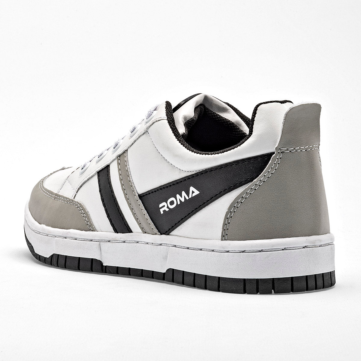 TENIS URBANO JUVENIL BUCKLER ROMACHOCL BLANCO GRIS NEGRO