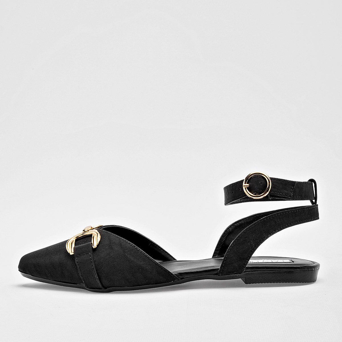 Flats Destalonada Lady One Para Mujer NW2627 Color Negro