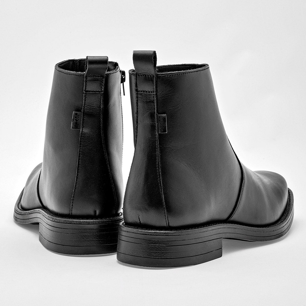 Bota de piel para Hombre marca Levi's Negro