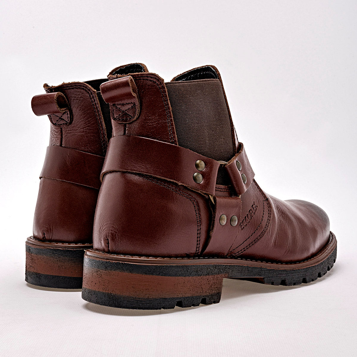 Bota de piel para Hombre marca Eccoflex Camel