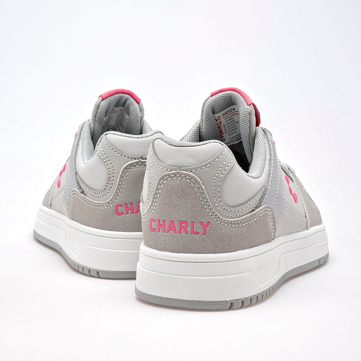 TENIS URBANO MUJER CHARLY 1043019001 GRIS