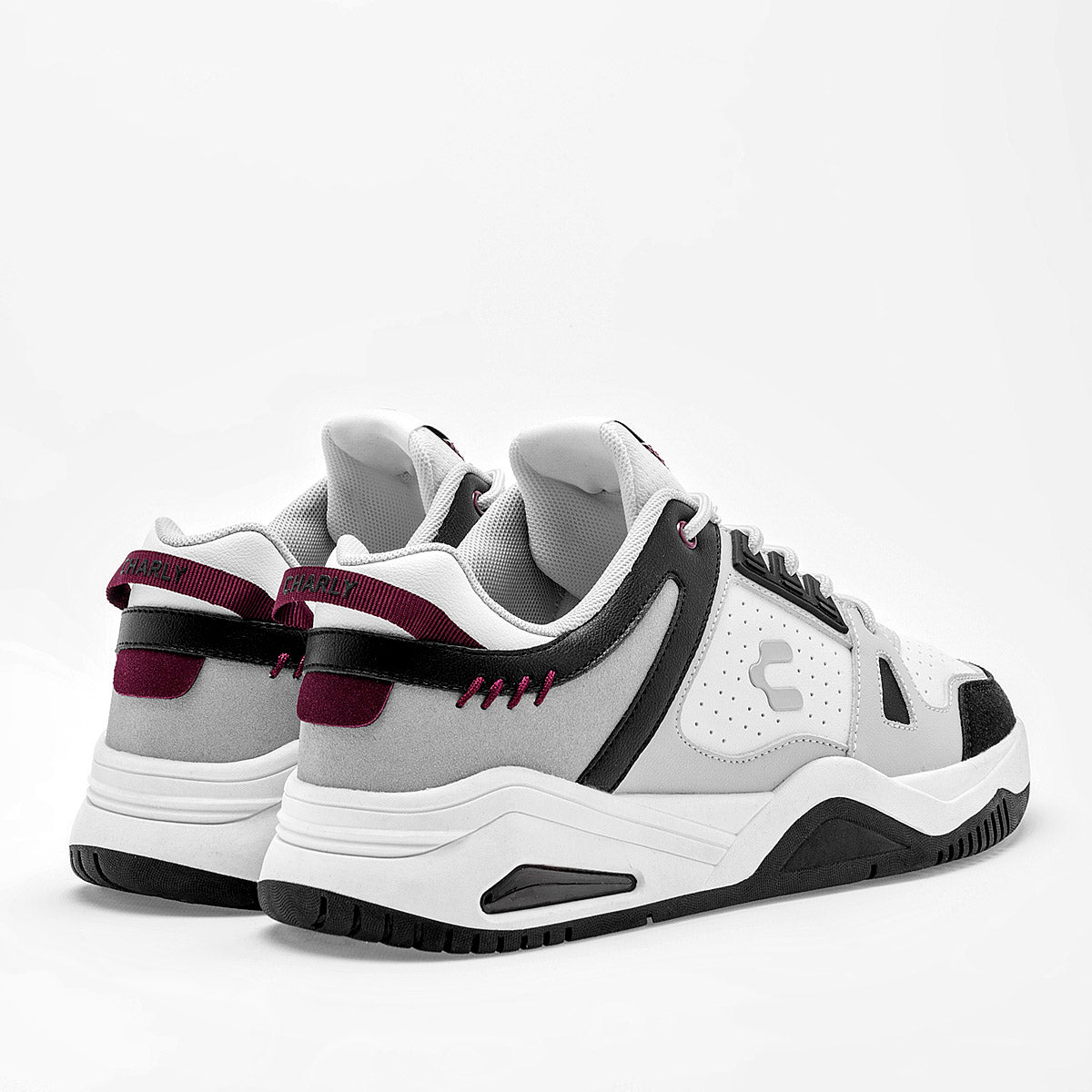 TENIS URBANO HOMBRE CHARLY 1086478006 BLANCO GRIS NEGRO