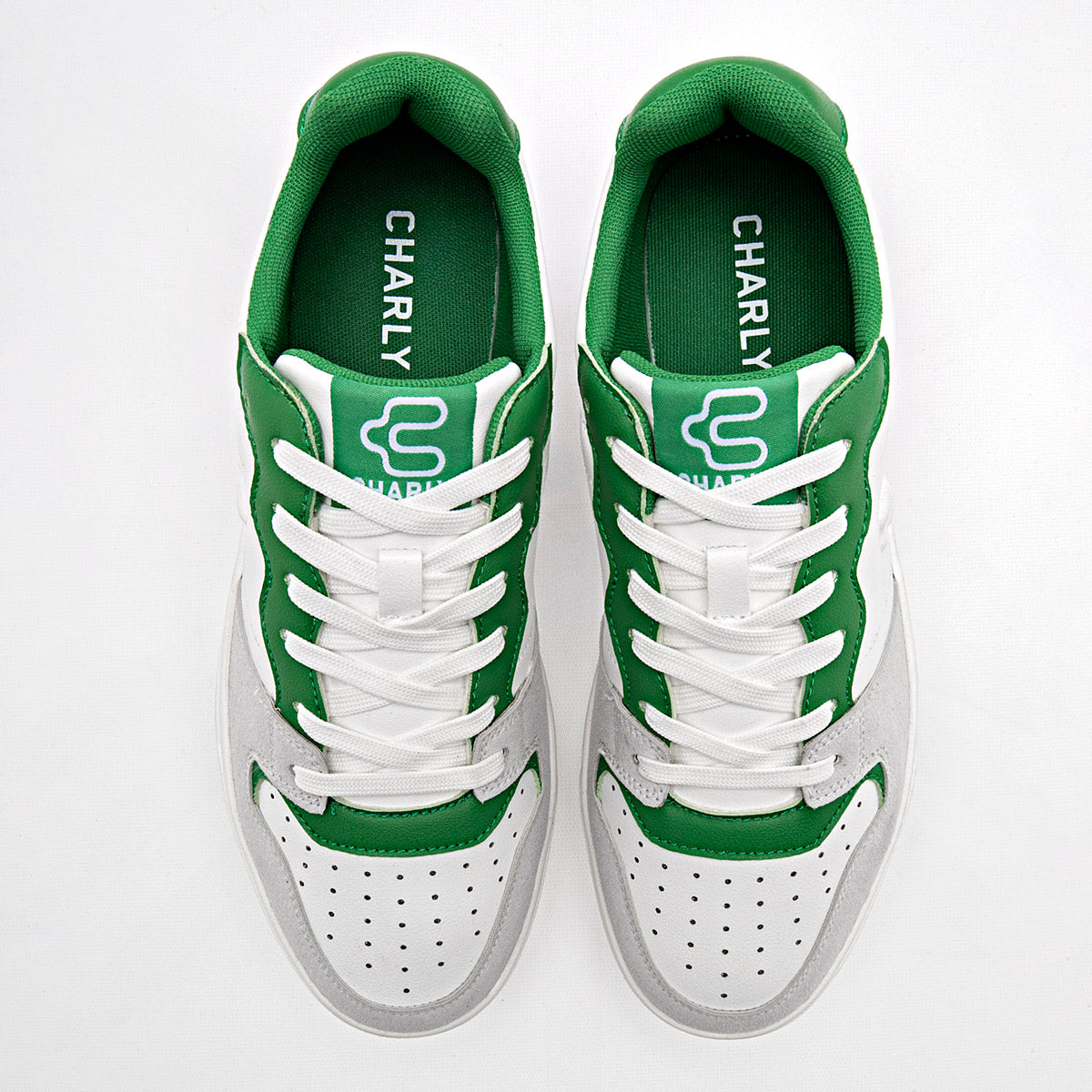 TENIS URBANO HOMBRE CHARLY 1087056004 BLANCO GRIS VERDE