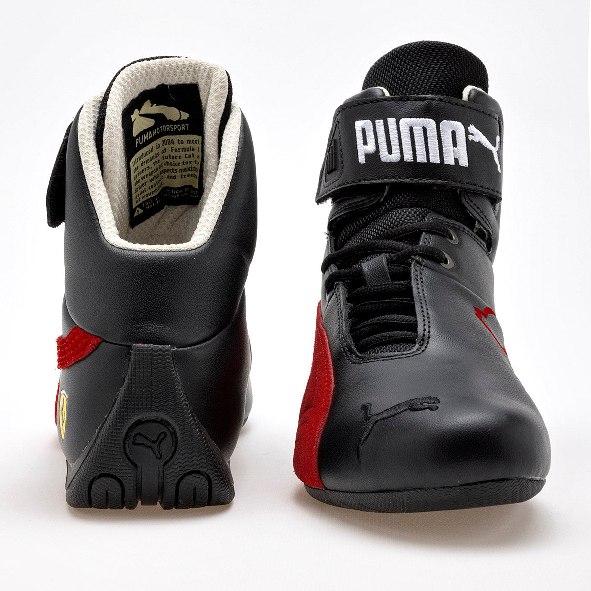 TENIS URBANO JOVEN PUMA Ferrari Future Cat Mid NEGRO ROJO
